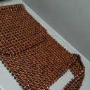 Wood Beaded Auto Car Seat Bead Cover,Natural Rosewood Wooden Bead Cool Refreshing Back Massaging Comfort Cushion Mat,Premium Quality Universal for Car Truck on Summer (Front seat)