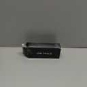 JIM HALO Flat Top Shield Sunglasses Square Mirror Rimless Glasses for Women Men (Black Frame / Mirror Purple Lens)