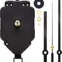 Gejoy Pendulum Clock Mechanism Replacement Kit Replacement Long Shaft Quartz Clock Hands Movement Mechanism for DIY