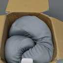 5 STARS UNITED Seat Cushion for Tailbone Pain Relief  Memory Foam Lifting Pillow for Coccyx, Hip, Hemorrhoid, Sciatica & Post-Surgery Recovery  Wheelchair, Car, Desk, Gaming & Office Chairs, L Gray (Standard)
