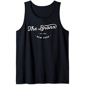 Classic Retro Vintage The Bronx New York Pride Tank Top, Black, Large