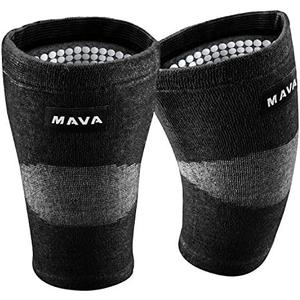 MAVA Knee Support for Women and Men: Reflexology Knee Brace, Joint Comfort, Swelling & Comfort. Non-Slip Design and Enhanced Circulation