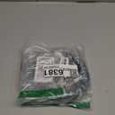 60FT SPT-1 Christmas Electrical Wire with 6pcs Vampire Plugs, 18/2 Gauge Low Voltage Extension Cord, 18 AWG 2-Conductor Flexible Wire for Outdoor Holiday Lights, Landscape Lighting