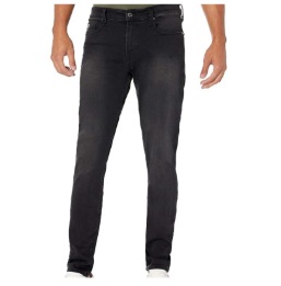 GUESS Men's Mid Rise Slim Fit Tapered Leg Jean 33x30