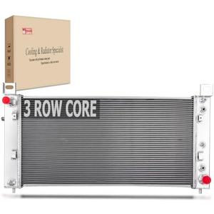 34 Inch Radiator for 1999-2014 Chevy Silverado 1500 2500 3500 GMC Sierra Yukon Tahoe Suburban Avalanche Cheyenne Escalade 2000 2001 2002 2003 2004 2005 2006 2007 2008 2009 2010 2011 2012 2013 Aluminum