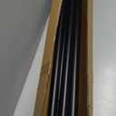 Tension Curtain Rod 43 to 162 Inches (3.6 to 13.5 ft), 1.26" Diameter Spring Adjustable Heavy Duty Long Large Curtains Pole for Windows Door Bathroom Patio Outdoor No Drilling, Black