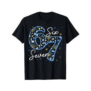 Funny Hanukkah 67 Six Seven Men , Navy Blue, Size Small