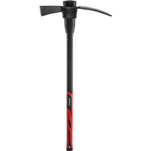 INTERTOOL Cutter Mattock - 36 Digging Tool for Gardening with Cutter & Adze - Non-Slip Fiberglass Handle HT08-0307 (36" Cutter Mattock)