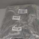 Shag Area Rug 5x7 Feet Extra Soft Rugs for Living Room, High Pile Indoor Carpet for Bedroom, Playroom, Nursery, Home Decor, Geometric, Dark Grey/White