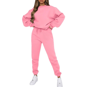 Alunzoem Jogger Sets for Women 2 Piece Sweatsuit Outfits Long Sleeve Pullover Sweatshirt Pants Set Tracksuit, Small