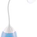 OttLite Mood LED Desk Lamp with Color Changing Base  Charging USB Port, Touch Activated Controls, Flexible Neck, ClearSun LED Light, for Work, Study, Reading