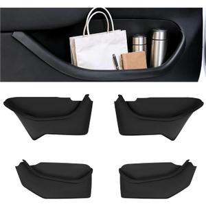 Door Pocket Liners Side Storage Box for 2025 2026 Tesla Model Y Juniper