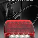 spnanma Wireless Trailer Lights Kit Magnetic, LED Wireless Tail Lights for Trailer with Strong Magnet and Rechargeable Battery, IP67 Waterproof, Portable Tow Light Set for Trucks, RVs, Boats, Campers