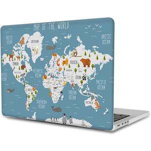 Case Compatible with MacBook Pro 13 Inch Case 2015 2014 2013 end 2012 Model: A1502 A1425, Plastic Snap On Hard Shell Case Cover for Old Version Mac Pro Retina 13, World Map