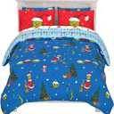 Grinch by Dr. Seuss Holiday & Christmas Bedding Super Soft Comforter and Sheet Set with Sham, 7 Piece Queen Size (Official Dr. Seuss Product) by Franco