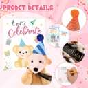 Hollowfly 12 Sets Birthday Mini Plush Bulk with Cards, Birthday Classroom Gifts for Students Mini Plushies Stuffed Animals for Students Classroom Reward Party Favors Decorations Return Gifts Present
