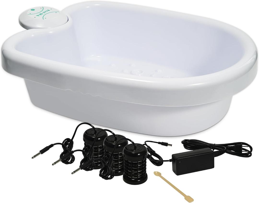 Generic Ionic Foot Detox Machine, Foot Spa Kit with Foot Bath Soak Tub, 3x Super Duty Array for Home Use