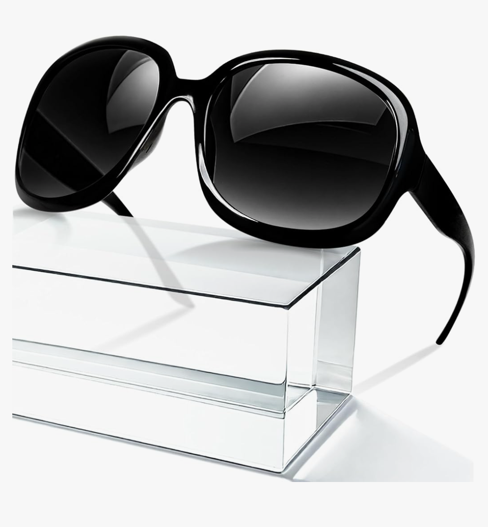 miyya Bug Eye Oversized Polarized Sunglasses Womens, Trendy Retro Sun Glasses for Women 2025, Oversized UV Protection Shades