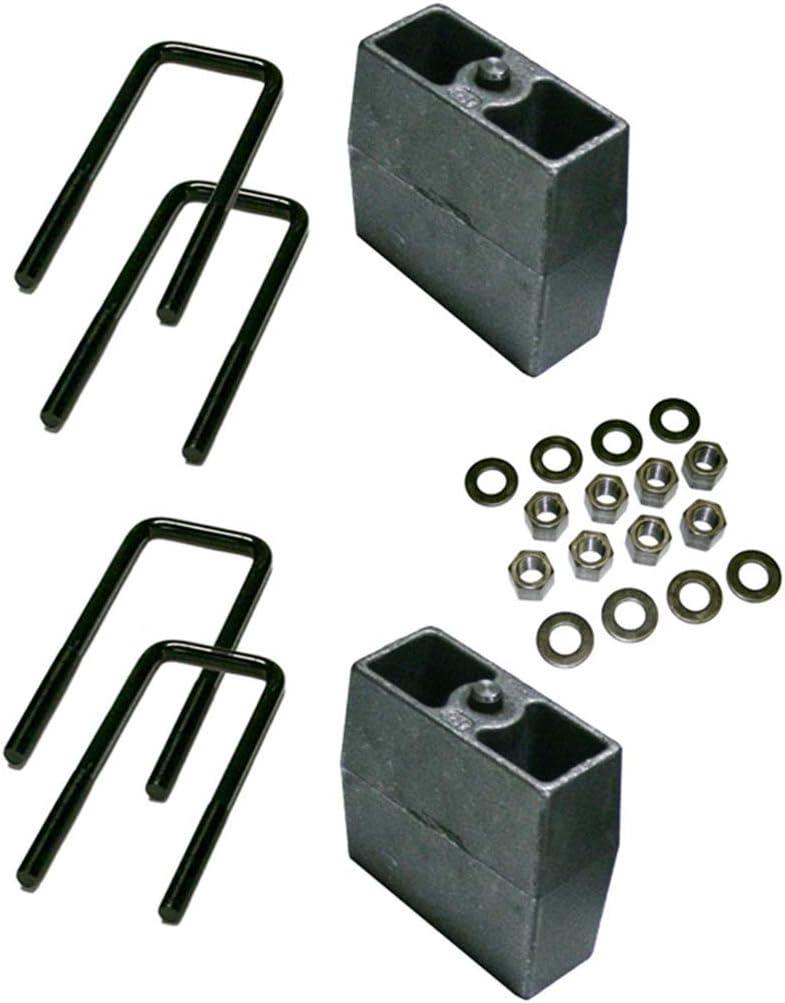 RealTruck SUPERLIFT SUSPENSION 5" Block Kit for Chevy Silverado/GMC Sierra | Rear Lift Blocks, U-Bolts, & Hardware | 3859 | Fits 1999-2010 Chevrolet Silverado/GMC Sierra 1500/2500 4WD