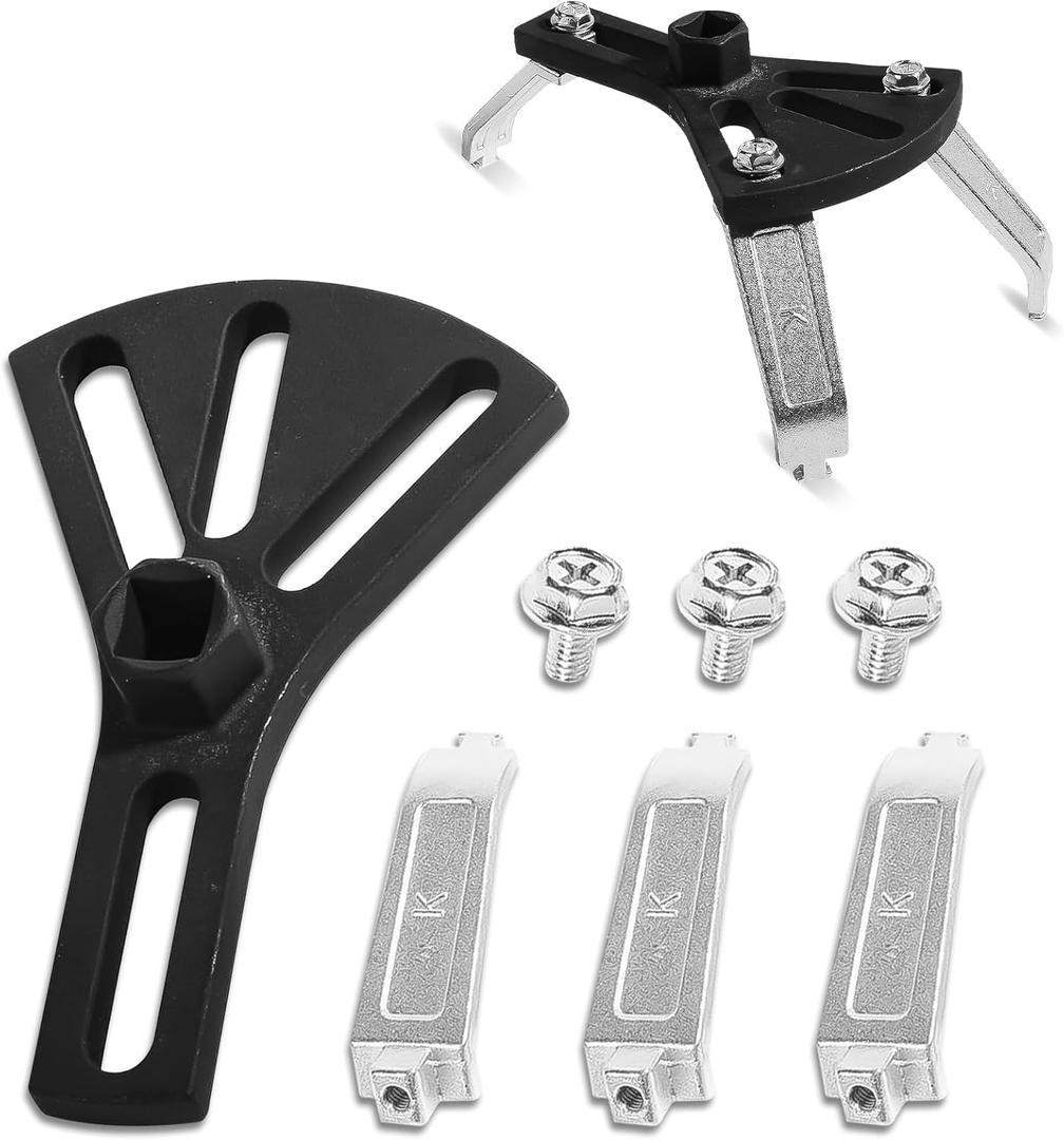 Universal Car Fuel Pump Removal Tool, Fuel Pump Lock Ring Tool with 3PCS Adjustable Arms Range 5.31" to 7.17", Fuel Tank Repair Kit for Quick Disassemble & Install Lock Ring