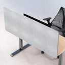 Universal Desk Privacy Panel Heavy-Duty Desk Divider & Office Partition - Privacy Screen for Workspaces & Cubicles (2-Pack, 60" x 24")