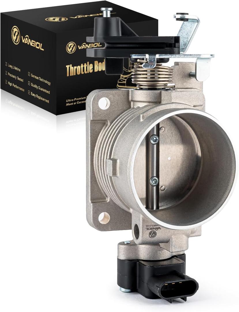 Electronic Throttle Body Assembly Compatible with Ford 1998-2004 Crown Victoria Mustang Mercury Grand Marquis Lincoln Town Car V8 4.6L Replace 67-1012 F8ZZ-9E926-AA