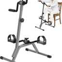 Adjustable Legs Arms Pedal Exerciser Bike for Seniors - Hand Arm Leg and Knee Therapy, Stroke Recovery, Portable Fitness Equipment for Total Body Workout Cardio Exercise - Great Gift for Elderly Rehab