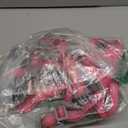 Huntboo Escape Proof Harness, No Slip Dog Harness Escape Proof, Reflective Harness with Handle, Breathable, Durable, Adjustable Vest for Large Dogs Walking, Training, and Running Gear (Rose red, L) 