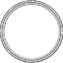 18 Inchs Lazy Susan Aluminum Bearing Metal Rotating Turntable Bearings Swivel Plate Hardware for Dining-Table and Workbench