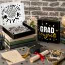 3 x Graduation Pizza Box Money Box for Cash Gift Graduation Money Holder Funny Pizza Card Gift Cardboard 2026 Graduation Season Grad Party Supplies (Cash Not Include)Black