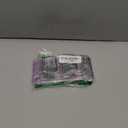 Hython Case for iPhone 8 Plus, iPhone 7 Plus Case, Crystal Clear Glitter Transparent Defender Protective Bling Sparkle Hard Shell Hybrid Shockproof Rubber Bumper Phone Cover, Purple Glitter