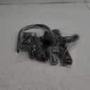 12 Pcs Universal Vacuum Attachment Kit, Vacuum Hose Adapter, 1-1/4" Vacuum Cleaners Accessories with Horse Hair Brush Extension Wand Wheeled Floor Brush Flexible Crevice Tool