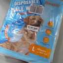 Male Dog Wrap, Disposable Dog Diapers, 40 Count, L (Waist 23.6”-31.5”), Wetness Indicator, Ultra Protection, Leak Proof, Super Absorbent, Soft