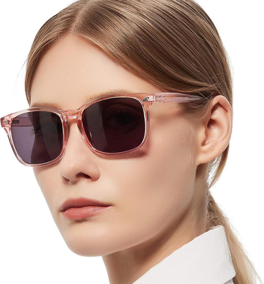 MARE AZZURO Outdoor Reading Sunglasses Women 0.50 0.75 1.00 1.25 1.50 1.75 2.00 2.25 2.50 2.75 3.00 3.25 3.50 3.75 4.00 (Pink, +1.00)