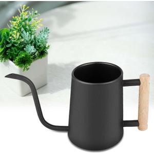 1 Litre Watering Can: Indoor Watering Can Black Stainless Steel Watering Can Watering Can Small Long Spout Watering Can for Outdoor Plants, Succulents Garden Watering Can, Potted Plants Indoor