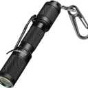LUMINTOP Tool AAA Waterproof Flashlight, 130 Lumens, IPX-8, TIR Lens, 3 Output Modes, Memory Function, Battery Powered (Black)