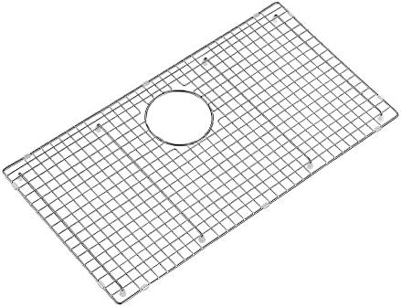 CIPOTAL 27.6 in. x 14.6 in. Rear Drain Kitchen Sink Protector with Supersoft Silicone Feet in 304 Grade Stainless Steel