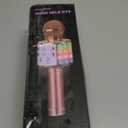 BlueFire 4 in 1 Karaoke Wireless Microphone with LED Lights, Portable Microphone for Kids, Great Gifts Toys for Kids, Girls, Boys and Adults (Pink)