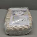 Small Cotton Rope Storage Basket Set of 3-11"x7"x7" Perfect Woven Baskets for Storage, Ideal Storage Baskets for Organizing Toys, Towels, and More - Baskets for ShelvesWhite & Mixed Camel