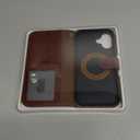 OCASE for iPhone 16 Plus Case Detachable Wallet Case with Card Holder, 2 in 1 Pu Leather Flip Folio with RFID Blocking Stand Wrist Strap Shockproof Phone Cover 6.7 Inch 2024, Dark Brown