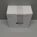 Hortsun 2 Pcs 8 Inch Vintage LED Hurricane Lantern Metal Black Outdoor Battery Operated Hanging Lantern with Warm LEDs and Dimmer Switch for Indoor Rustic Farmhouse Country Camping Decor