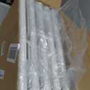 SNSLXH 5 Pack Stackable Closet Storage Basket, Multifunctional & Foldable Closet Organizer for Bathroom Kitchen Laundry Room Wardrobe Storage, Space-Saving Clothes Storage Drawer Organizer, White