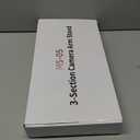 Heavy Duty Overhead Camera Desk Mount Stand 14.5"-41" with 1/4" Screw, 3-Section 360Rotatable Detachable Articulating Boom Arm with Enlarged Handle C Clamp, Tabletop Light Stand for Streaming Vlog