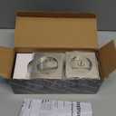 Pocket Door Lock with Edge Pull,Privacy Door Hardware Suitable for Bathroom Bedroom etc Recessed 2 Sided, 2 3/8" Backset, Invisible Hardware for 1 3/8 to 2 3/16 Thickness Door (Sliver+Edge Pull)