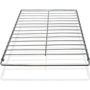 Universal Adjustable Wire Oven Rack, Extendable Baking Rack, Adjusts from 14.5"-25.5" Length, Chrome Telescopic Oven Cooker Shelf Rack For Whirlpool Frigidaire GE Kenmore Ovens, 1 Pack
