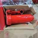 Garvee Hydraulic Press 6 T, Hydraulic Shop Press, H Frame Hydraulic Press with 2 Press Plates, Garage Floor Shop Press, Adjustable Work Table Height, Heavy Duty Press, Red