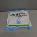 Disposable Rinse Free Bath Sponges, No Rinse Bathing Wipes for Adults, Soap Infused Dry Shower Wipes for Elderly, Bedridden, Camping, Post Surgery(25 Count 1 Pack)