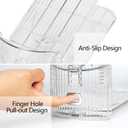 Yes!Fresh Shoe Slots Organizer, Boutique Display Style Shoe Stacker for A Pair of Shoes, Separable Shoe Rack for Closet Organization, 3 Adjustable Narrow Shoe Rack (Clear, 12 Pack)