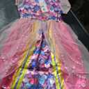 LQSZ Girls Princess Dresses Toddler Tulle Dress with Cute Puff Sleeves for Birthday Party Outfit,Summer, 130