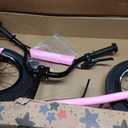 JOYSTAR Kick Scooter for Kids 5+ Teens & Youth, Lightweight Kids Scooter with Adjustable Handlebar, 2 Wheel Scooter for Boys & Girls, 12" Inflatable Wheels Rear Drum Brakes